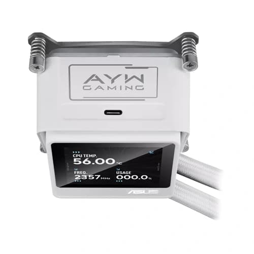 Asus AYW Gaming LC 360 ARGB LCD White Edition CPU Liquid Cooler Asus AYW Gaming LC 360 ARGB LCD White Edition CPU Liquid Cooler
